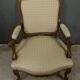 Louis XV style beechwood armchair – mid-19th century