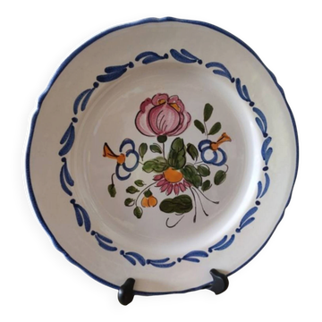 Large wall plate, hand-painted, Elchinger