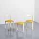 Set of two chairs and a stool by Bruno Rey, Dietiker, circa 1975.