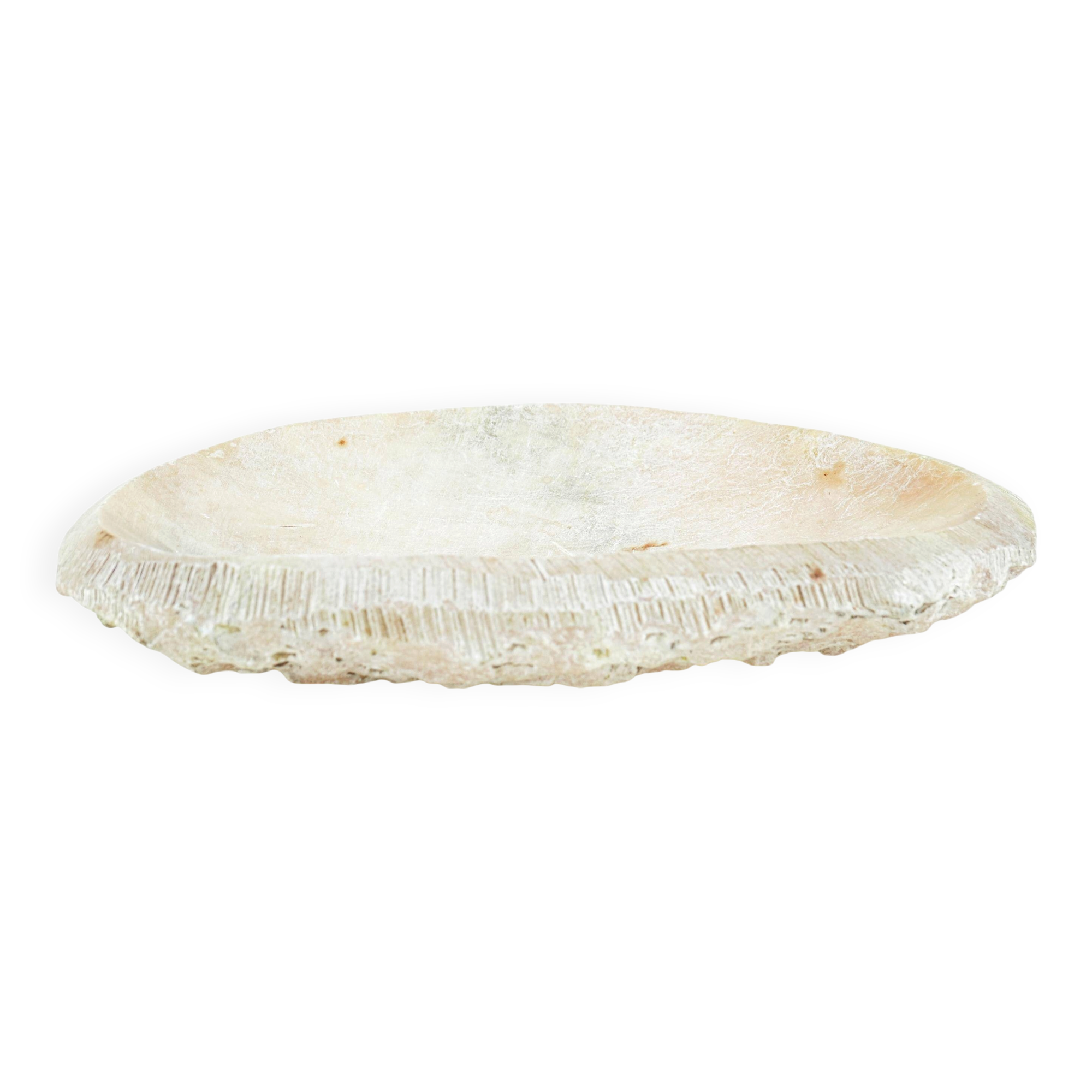 Stone platter with organic form in organic modern style, Europe, 1970s