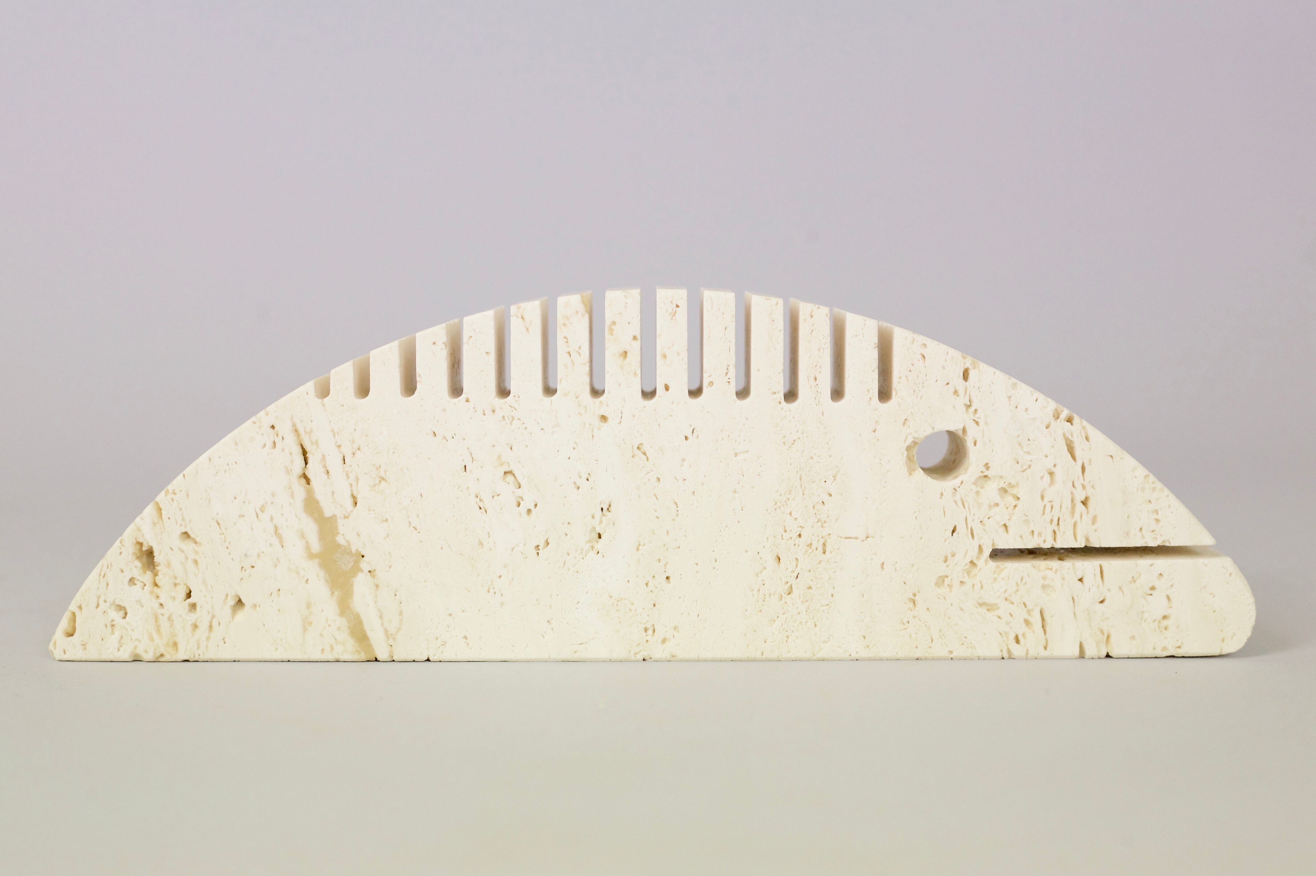 Fish of Fratelli Mannelli, travertine, Italy, circa 1970