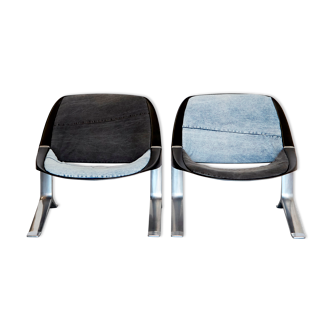 Paire de chaises club Knut Hesterberg pour Selectform