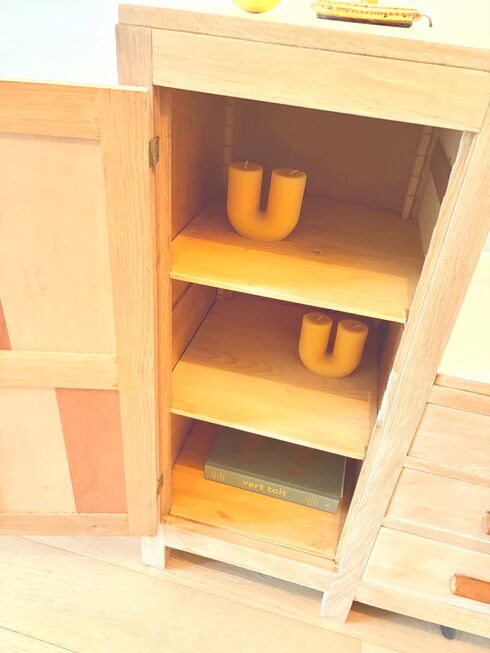 Small asymmetrical wardrobe "Clémentine"