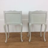 Louis XV-style bedside pair