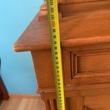 Natural wood sideboard