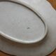 Oval ironstone dish with wheat and butterfly decoration, early 20th century