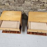Pair of vintage 1960's bedside tables