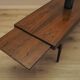 CFC Silkeborg rosewood coffee table with pull-out top, 1960s