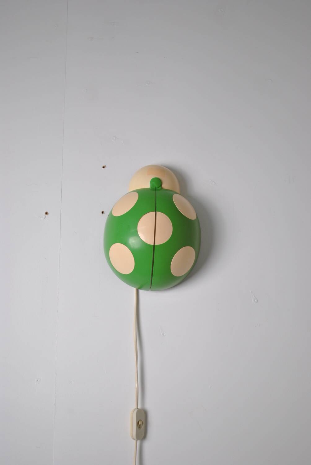 Lucinelle ladybug wall lamp by Jean-Pierre Vitrac 1979