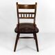 Set of 6 "Windsor" / Western / Cowboy chairs in beech, Circa 1970