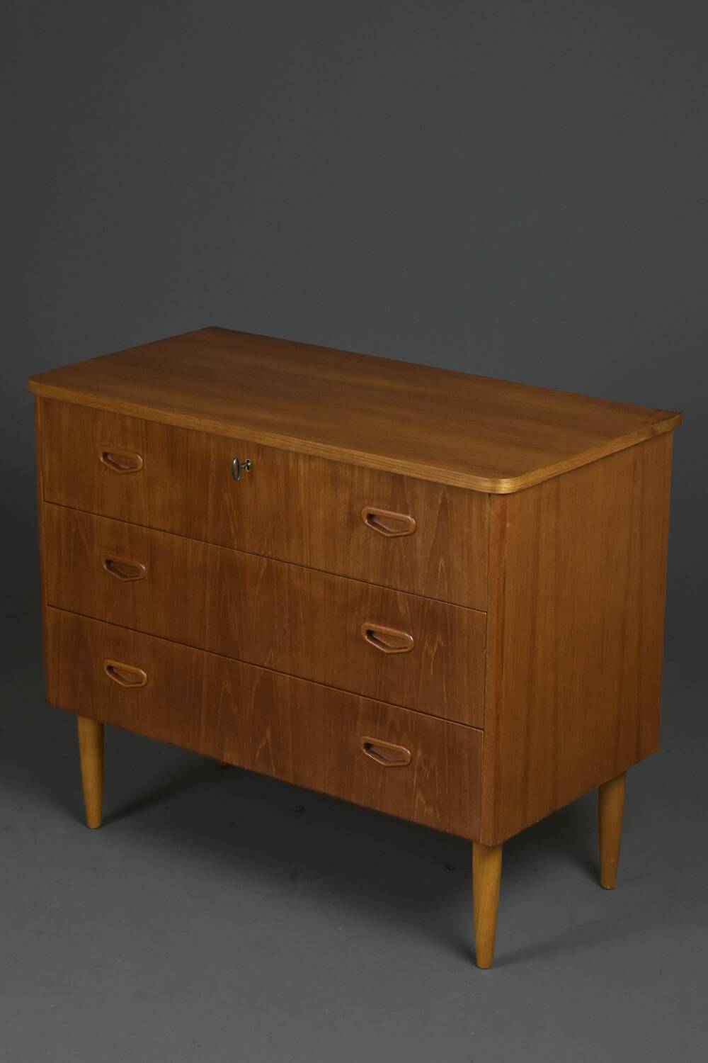 Commode scandinave en teck, années 1960