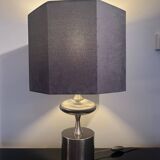 Lampe en acier brossé