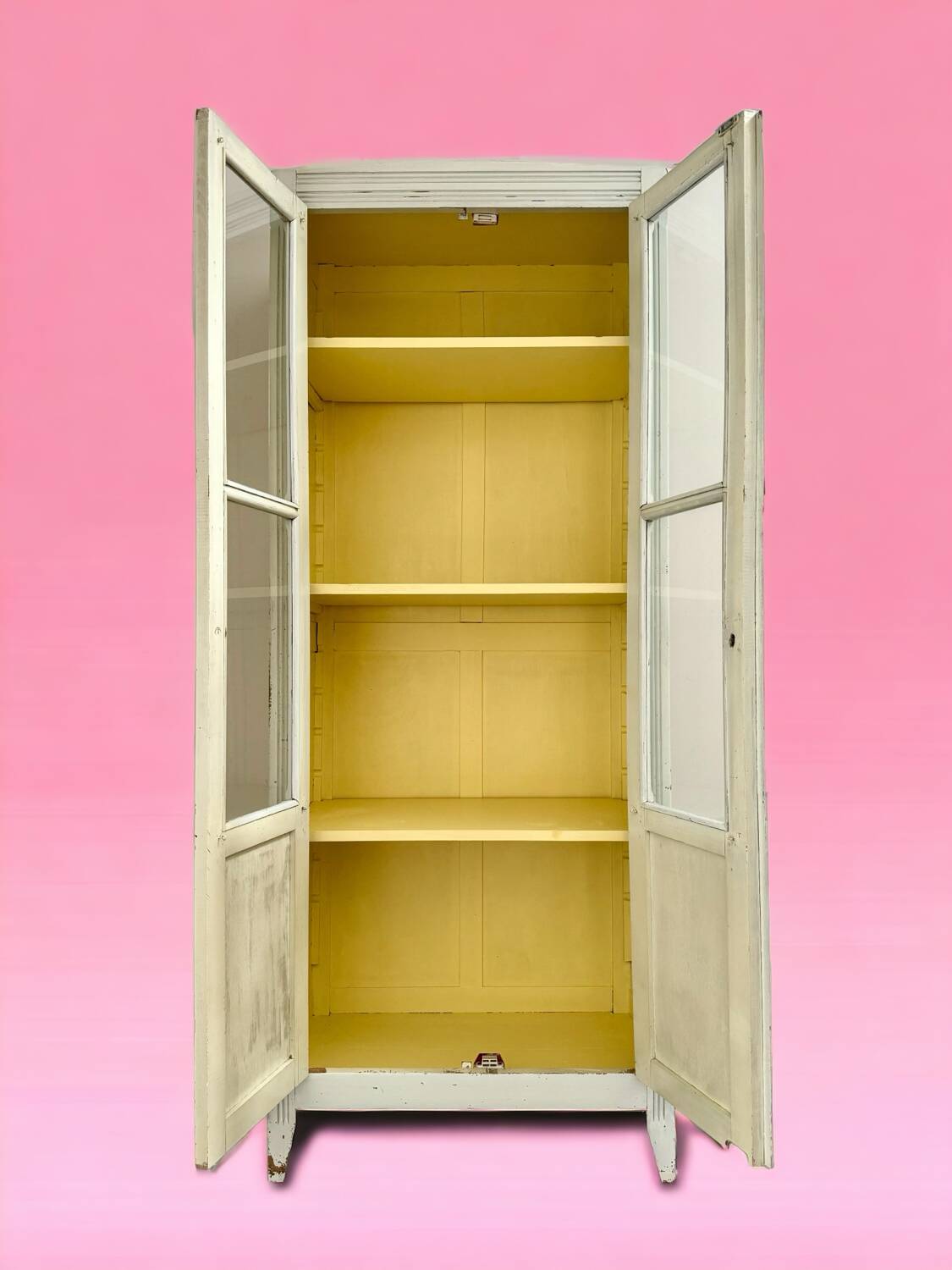 Parisian wardrobe with two glass doors