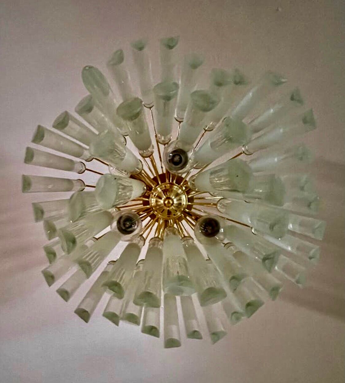 Venini crystal candlestick