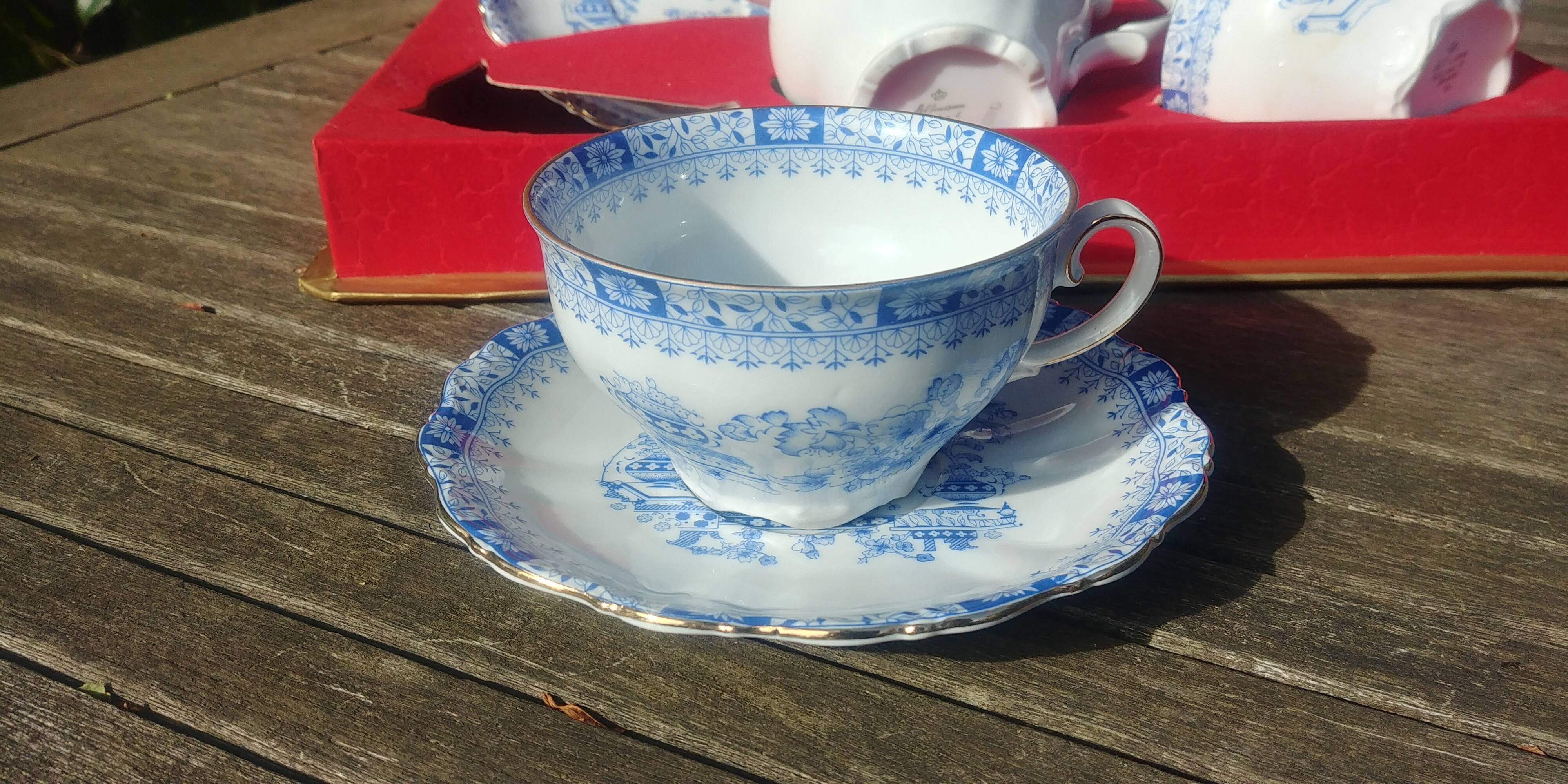 Porcelain tea set from the Seltmann weiden-E-Bavaria factory, new Theresia model