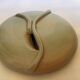 Round ceramic vase bouquet holder
