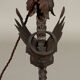 Antique neo-Renaissance table lamp in iron, 20th century