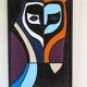 Tableau art tribal animalier