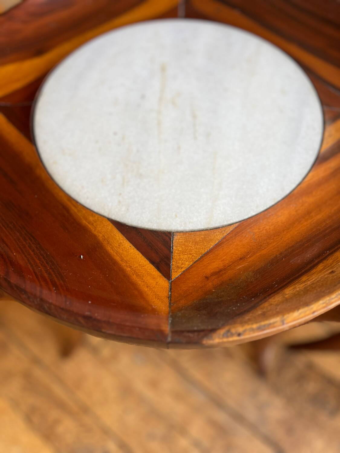 G. Scapinelli. Pair of Maracana side tables.