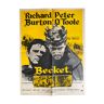 Movie poster "Becket" Richard Burton, Peter O'Toole 60x80cm 1964