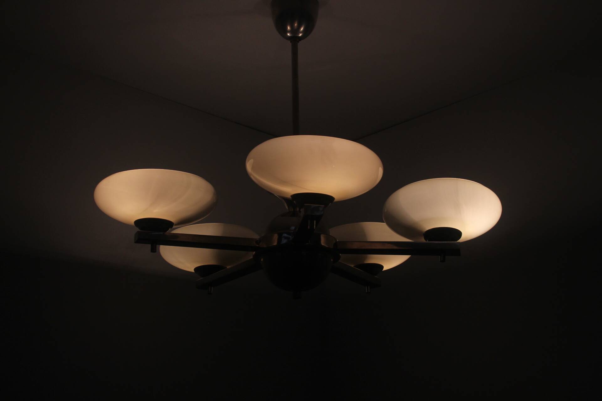 Art Deco Candlestick 1930s, Czechoslovakia