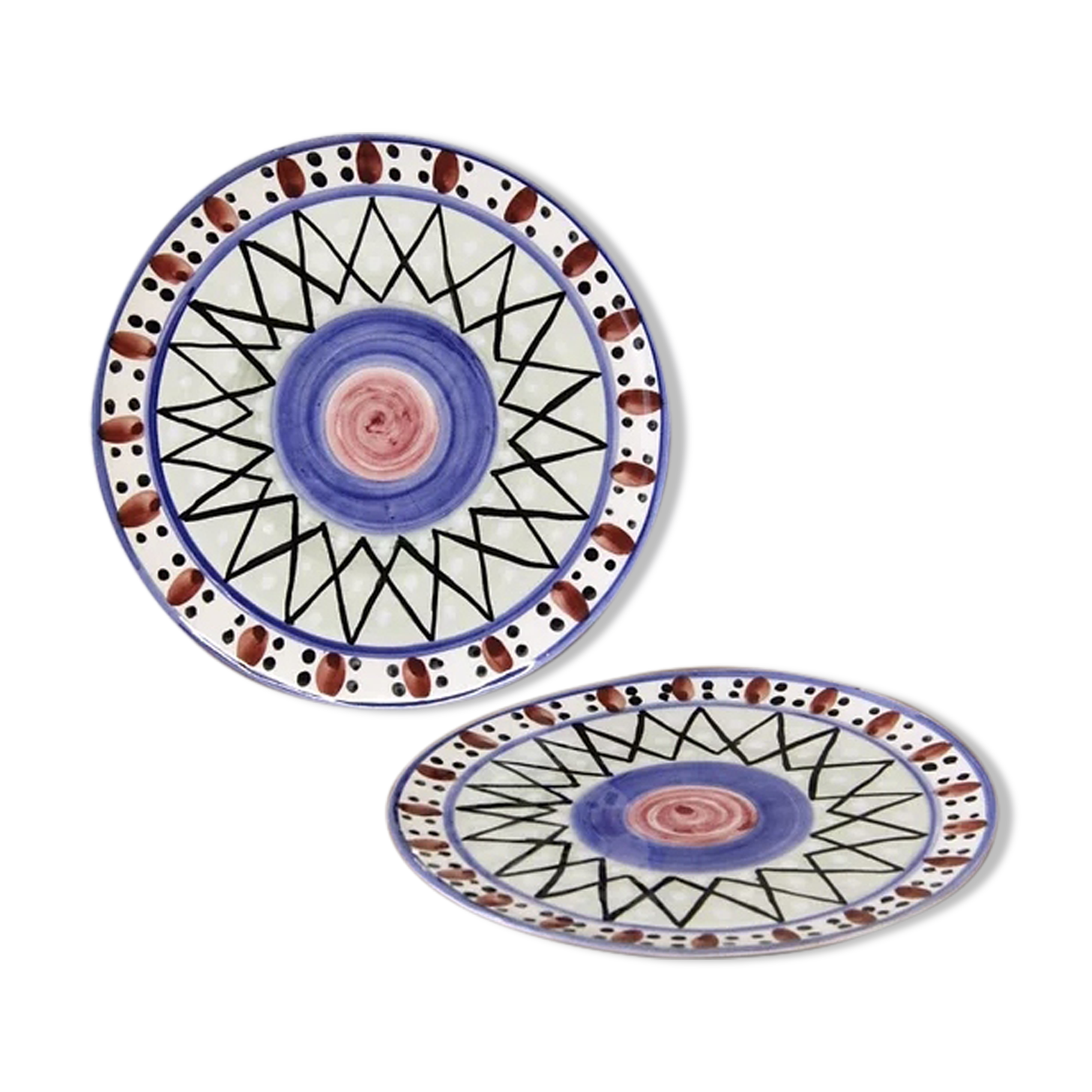 Set of 2 dessert plates 'the grant'