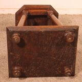 Henri II walnut stool, early 17th century