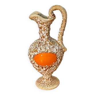 Carafe/Amphora/Old beige and orange vase