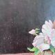 Set of vintage original flower oil paintings, flower still life pair
