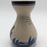 Blue ceramic vase
