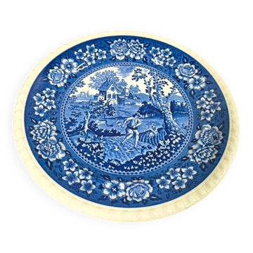 Assiette plate Villeroy et Boch Rusticana bleue