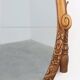 French oval gilded oak  carved art deco mirror, ca. 1925