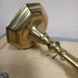 Gilded bronze candle holder