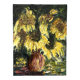 Expressionist painting "The Sunflowers" — Oil on canvas by Cécile O