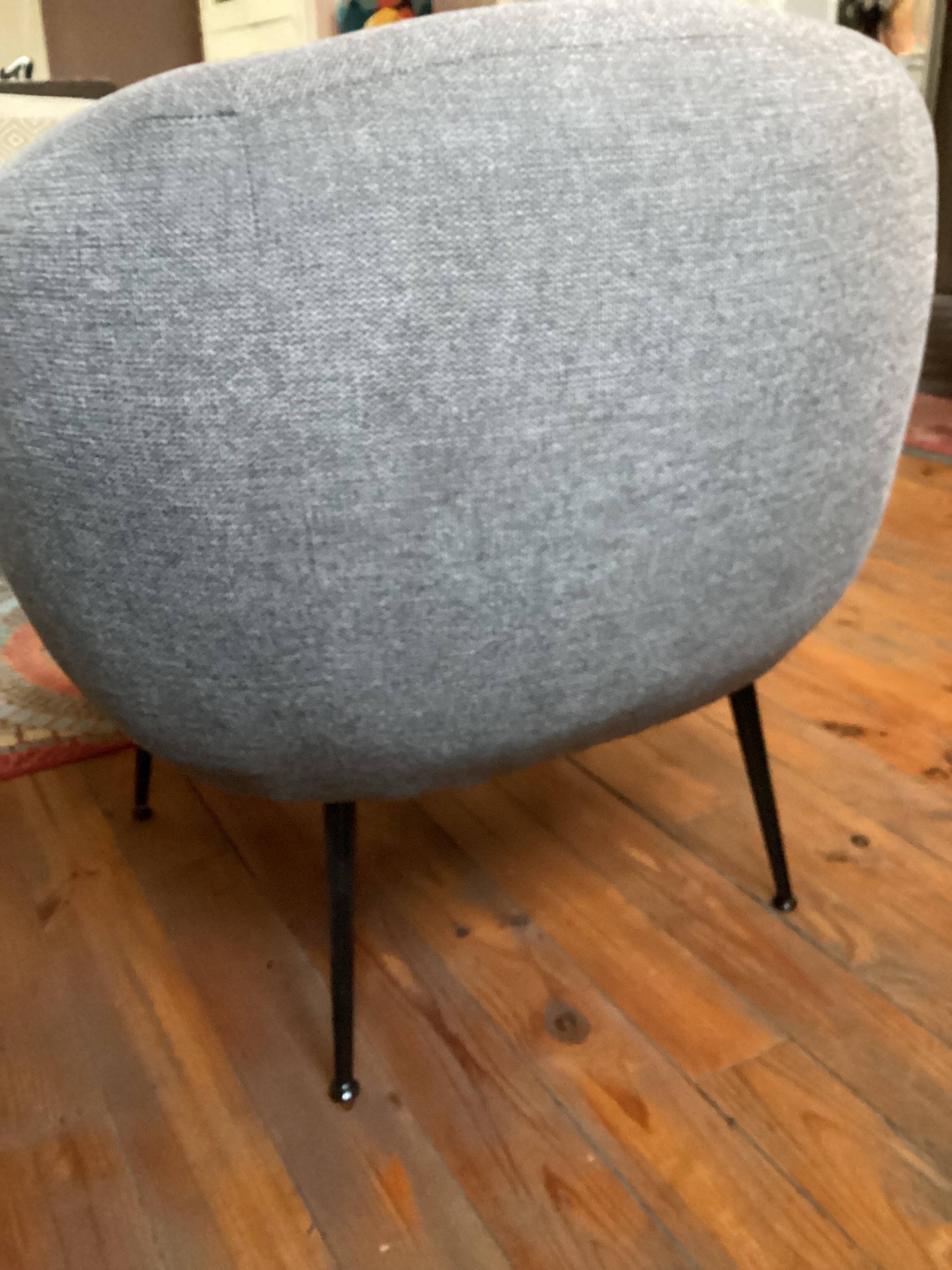Grey armchair