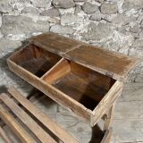 Wooden school desk