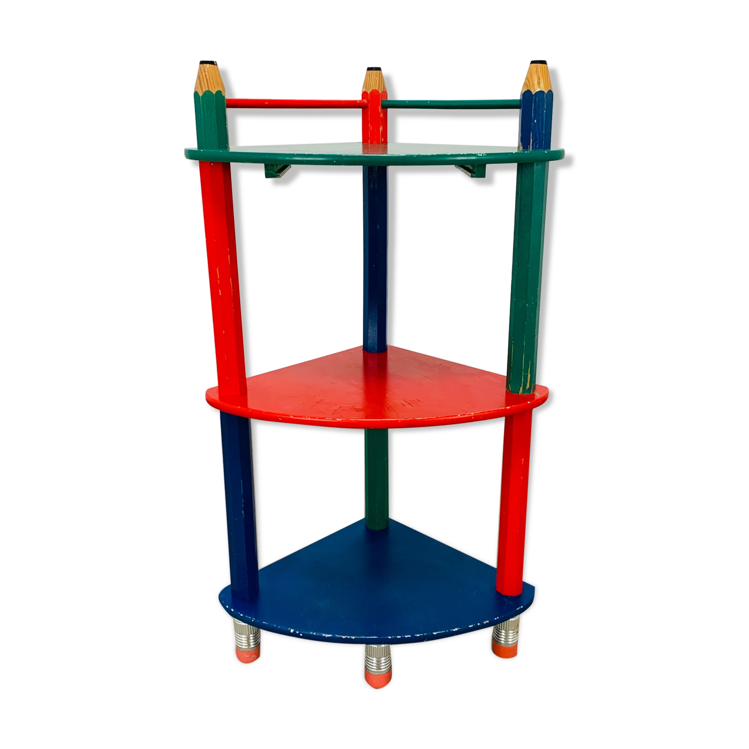 Corner shelf pencils Pierre Sala for children