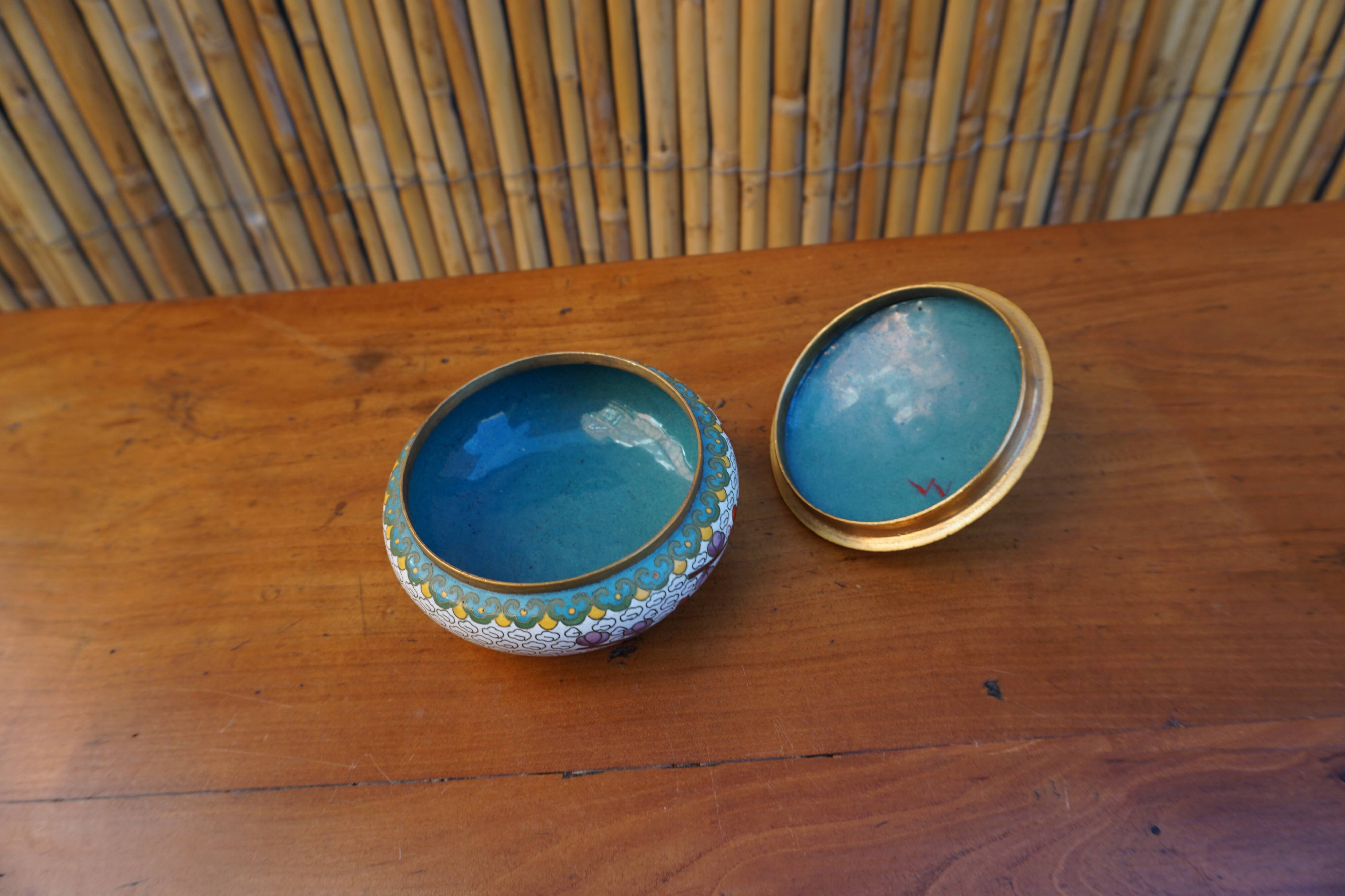 1970s cloisonné box