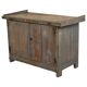 Characterful Old Blue Workbench Sideboard Unique 124cm