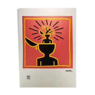 1990s Keith Haring Limited Edition Lithograph (After).
