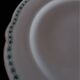 Plat à entremet en porcelaine de Paris vieux Paris décor vert XIXème