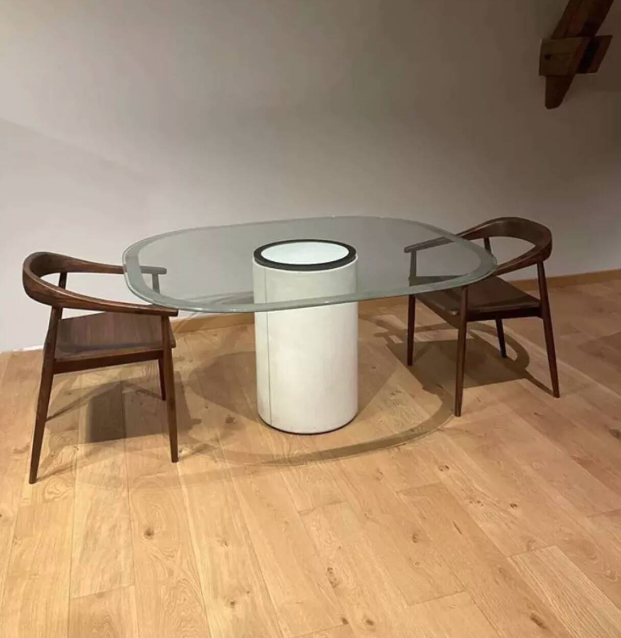 Vintage “Alto” dining table, Tobia Scarpa B&B Italia 1973