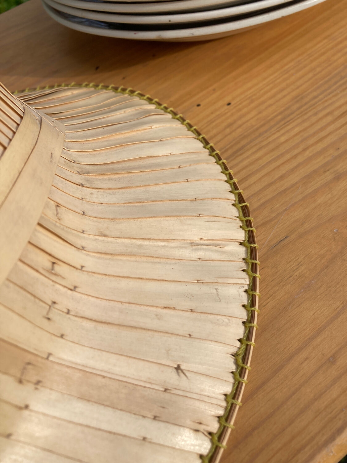 Explorer's hat made of straw