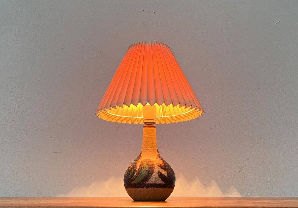 Mid-Century Danish Studio Pottery Model 3068 Table Lamp from Søholm, 1960s