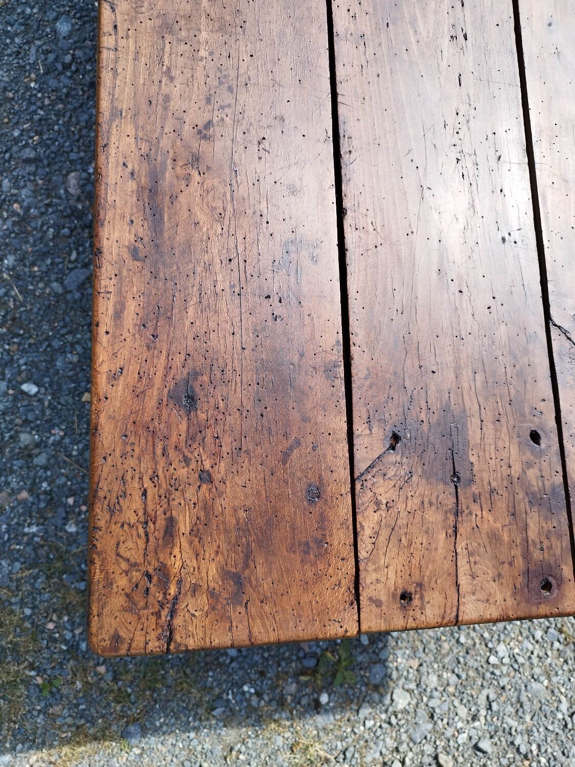 Table basse de ferme rustique