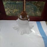 Glass tulip pendant light