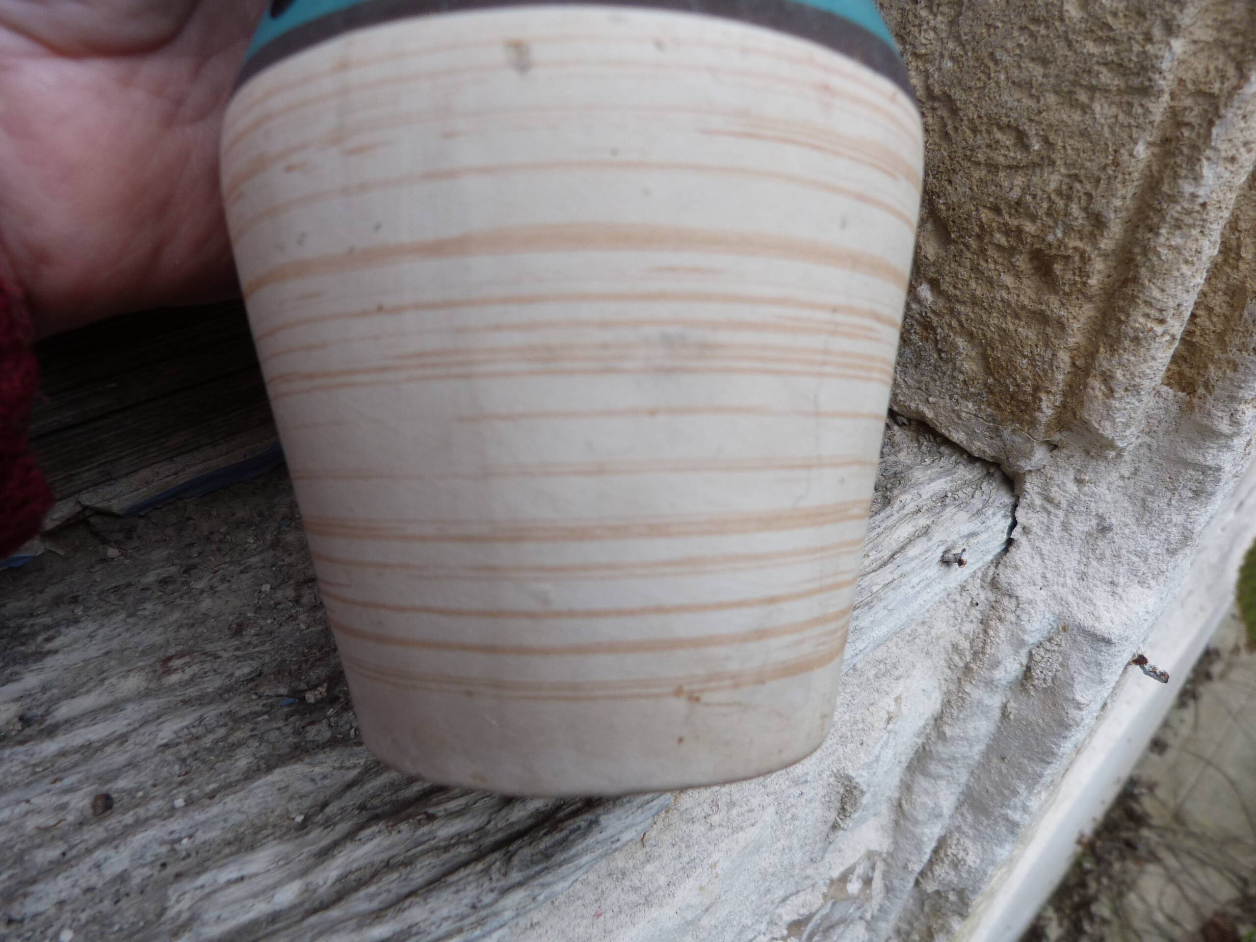 Vintage 1960s modernist ceramic vase