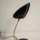 Lampe de table en laiton et métal noir