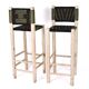 2 tabouret vert marocain fait main
