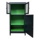 Buffet parisien vitré noir art déco 1930